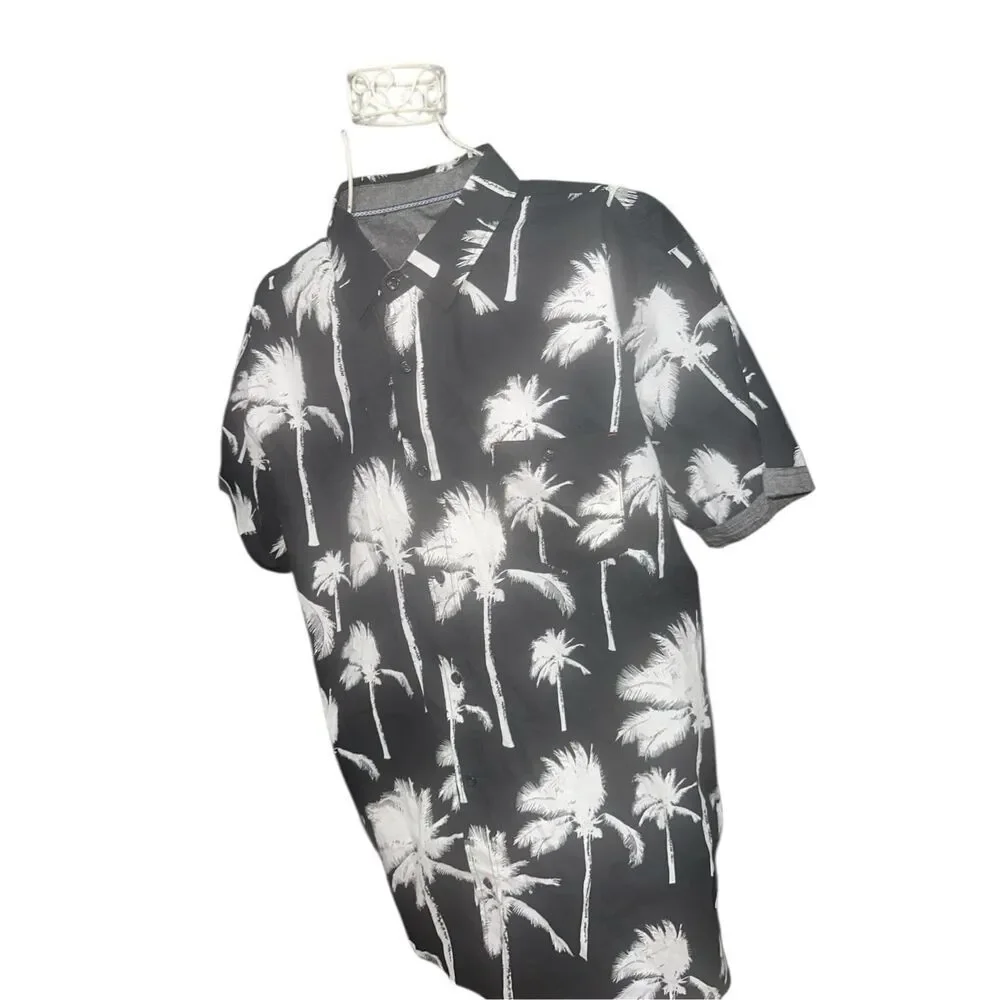 NEW WITH TAGS  Distortion men’s modern 3XL 100% cotton black and white men’s but
